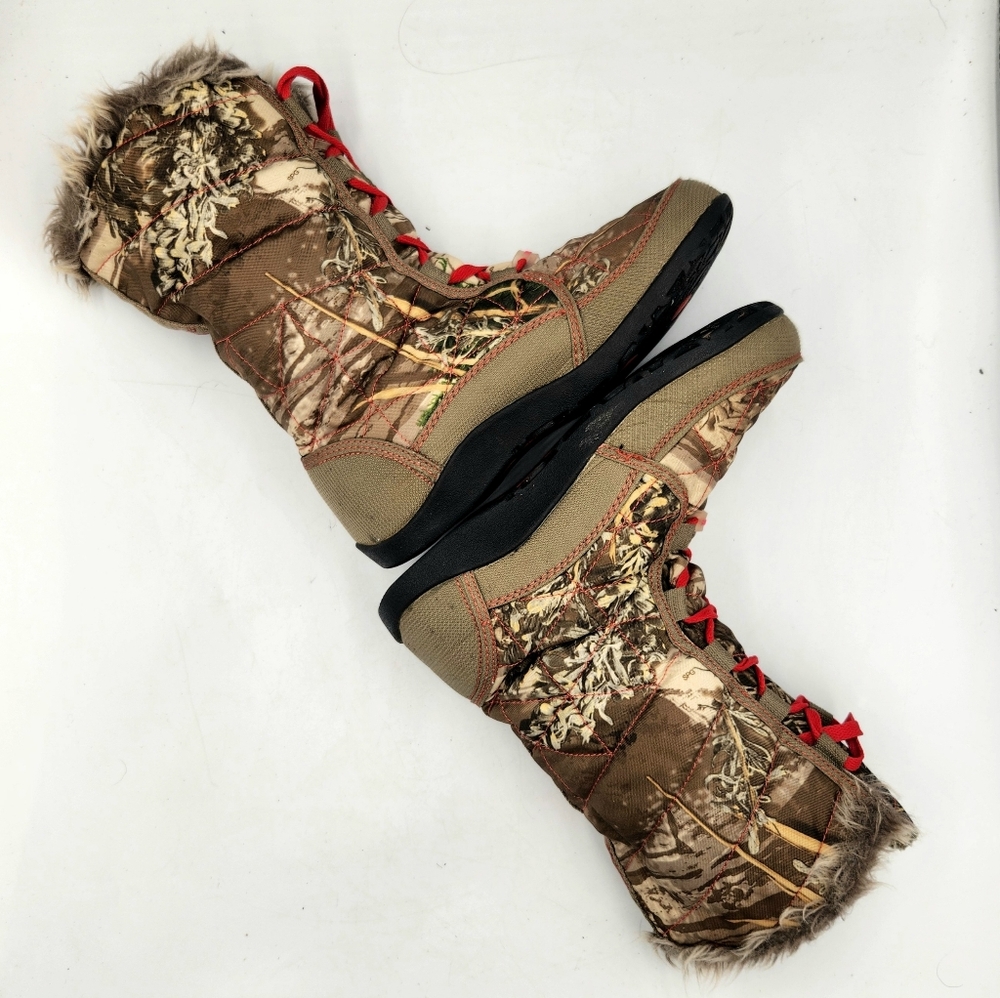 Realtree Max 1 Cici Camouflage Mid Calf Boots Womens 7 Insulated Waterproof - Picture 6 of 14